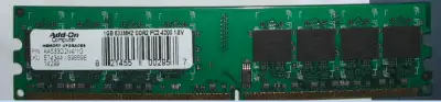 Add-On 1GB 533MHz DDR2-533-PC2-4200 DDR2 SDRAM DIMM AA53D2N4/1G, View more