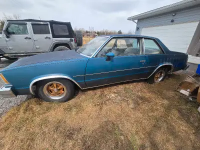 Complete 1979 Chevrolet Malibu Classic Vehicle is rough, needs to be restored No it dosent run and d...