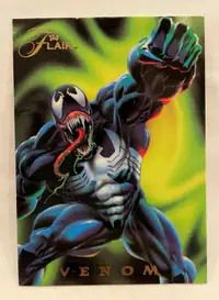 Venom 1994 Flair Power Blast #7 of 18 Marvel Comics Chase Card