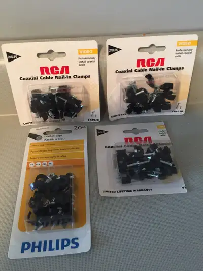 New coaxial cable nail clips, View more