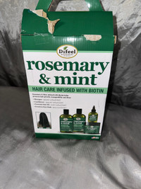 Difeel Rosemary & Mint hair care kit