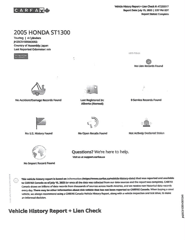 2005 Honda St1300  24000 miles Alberta Active in Sport Touring in Calgary - Image 4