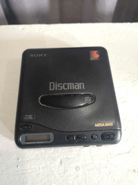Sony Discman D-11  Mega Bass Portable CD Player working 