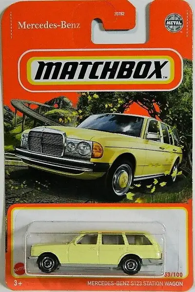 Matchbox 1/64 scale Mercedes-Benz S123 W123 Station Wagon diecast new sealed, $5 each. Pickup in nor...