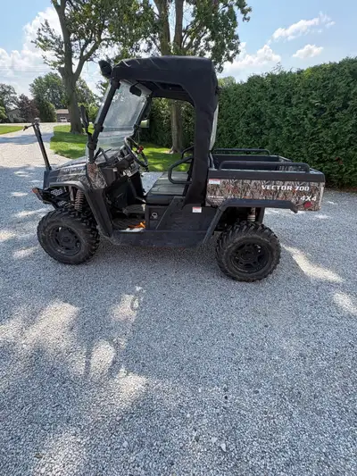 Also have the doors and zip up sides to complete cabin. 3400km. Extra LED lights front and back. Als...