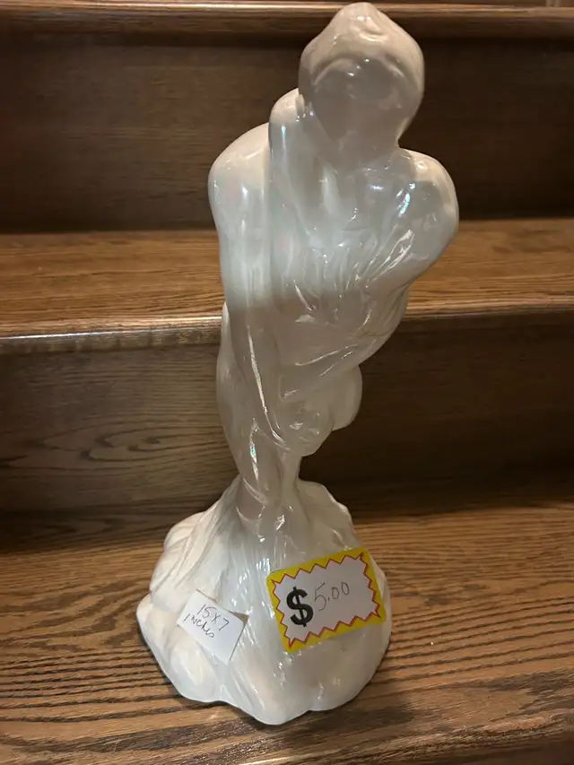 Porcelain Lady Statue