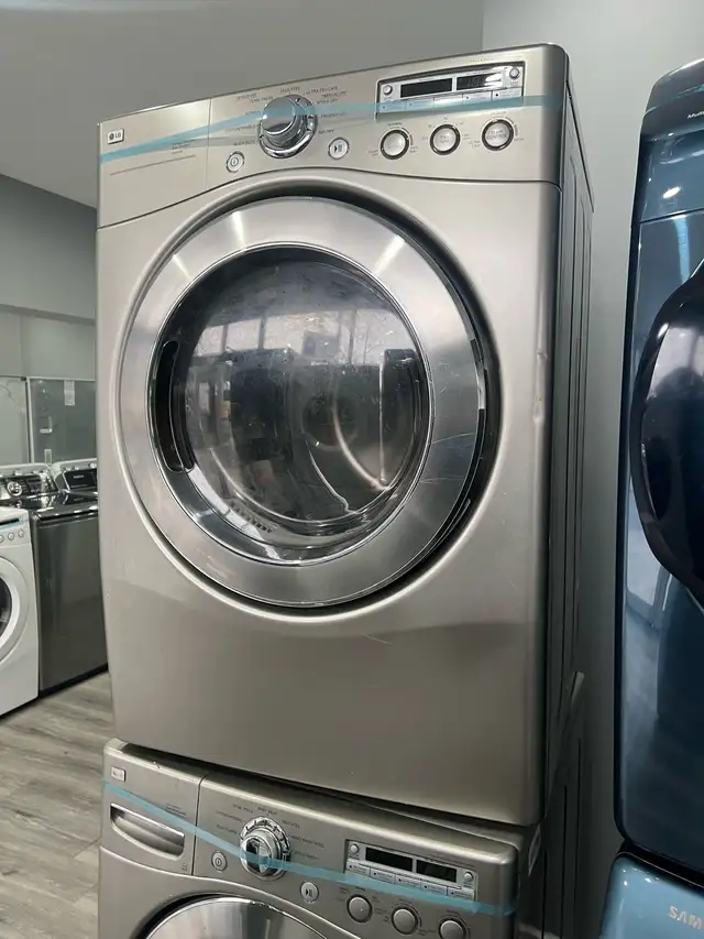LG 27 w grey front load washer electric dryer set  in Washers & Dryers in Oakville / Halton Region - Image 3