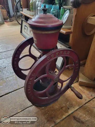 Antique National Coffee Grinder, View more