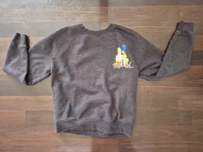 "The Simpsons" dark grey sweater woman size XS, View more