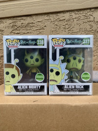 FUNKO POP Rick & Morty Alien Convention #337-338