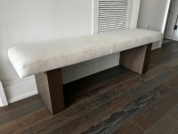 NEW Upholstered High Quality Solid Wood Bench 60"