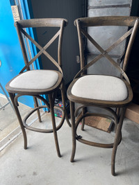 Restoration hardware Marsalies bar kitchen stools 