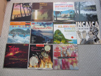 Variety of Vintage Vinyl Albums With Unique Sounds