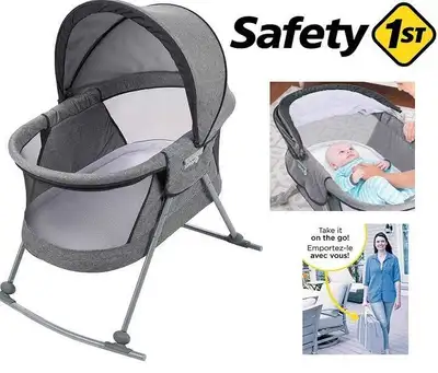 SAFETY 1ST NAP AND GO ROCKING BASSINET , View more