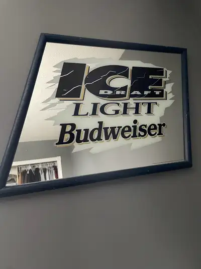 Great condition Budweiser beer sign $60 Pick up in Wellesley