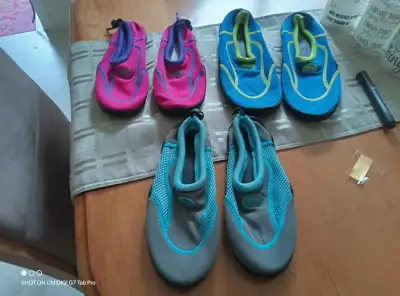 Water shoes Girls  size 5. Men's size9, View more