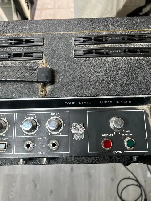 1968 VOX BUCKINGHAM SUPER REVERB V1121 with TROLLEY in Amps & Pedals in City of Toronto - Image 5