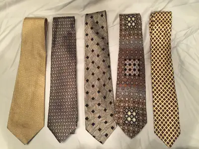 Men's Ties - Yellow to Brown, View more