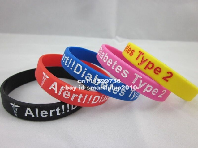 MEDICAL TYPE 2 DIABETES BRACELETS   $3 EACH  OR    4 FOR $10 in Health & Special Needs in Windsor Region