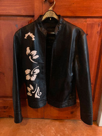 Leather jacket size medium women