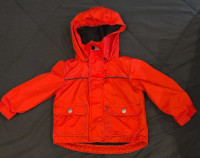 Toddler Boys Red Fleece Lined Jacket - 12 - 18 Months!