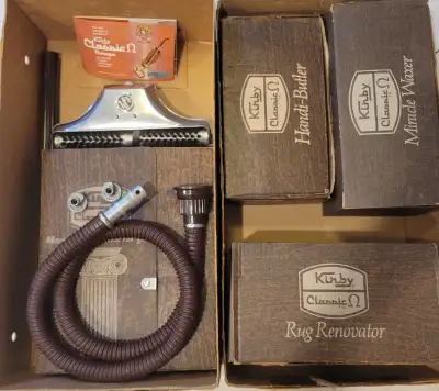 1975 vintage Handi- butler kit( grinder polisg) Water kit and polishing head Accessories box