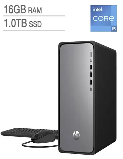 HP OmniDesk Slim Desktop PC - Intel Core i5-1440016GB RAM1TB SSD, View more