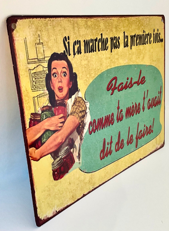 Collection Décoration Affiche en fer de style Vintage dans Art et objets de collection  à Lévis - Image 3