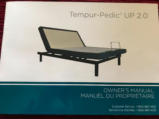 Single electric Temur-Pedicure UP 2.0 bed base in Beds & Mattresses in Delta/Surrey/Langley
