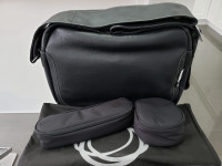Bugaboo Diaper Bag Black Leather (New)