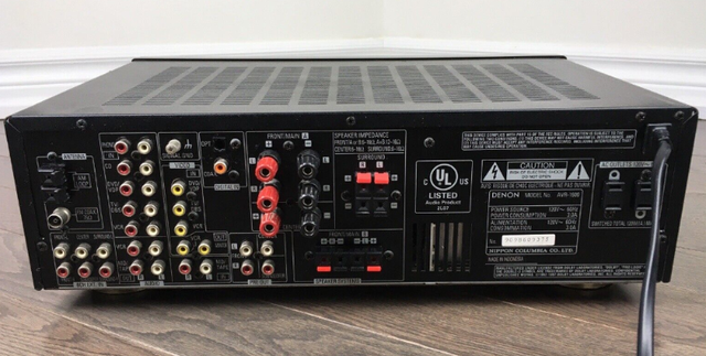 DENON AVR-160 Stereo Dolby Digital AV Surround Receiver in Stereo Systems & Home Theatre in City of Toronto - Image 3
