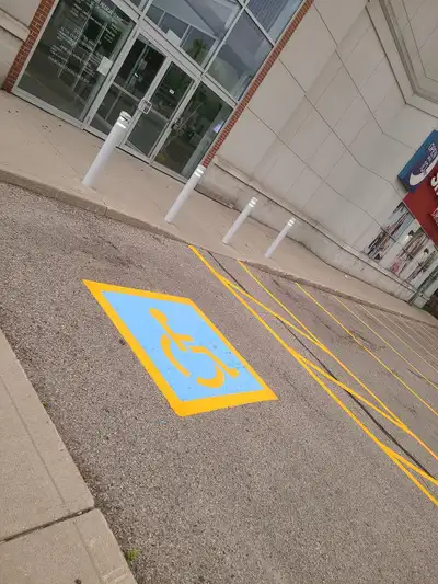 Helper needed! General labour - Parking lot lines painting, View more