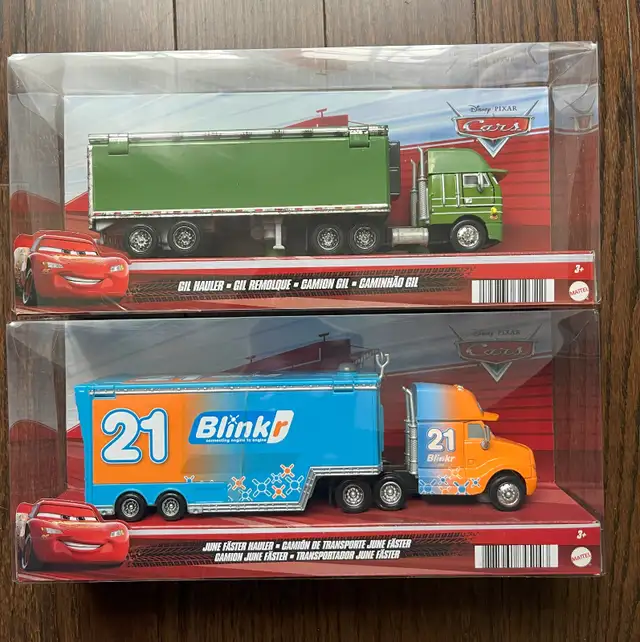 DISNEY CARS Gil and June Hauler lot diecast 1:55 New sealed in Toys & Games in City of Toronto - Image 2