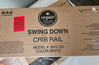 REGALO Swing down bed rail