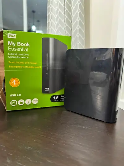 WD 1.5 TB My Book Essential Desktop External Hard Drive, View more