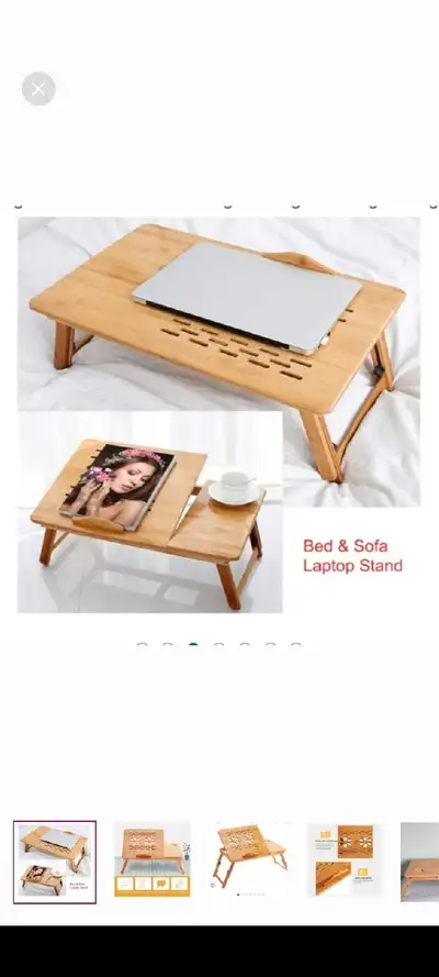 Bamboo Portable / Foldable Laptop Table / Desk, View more