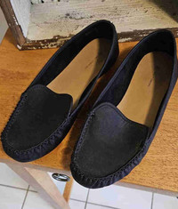 Black loafers 