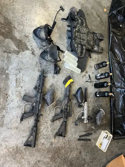 Paintball gear, View more