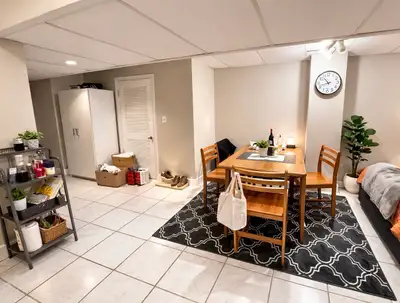 Spacious & Private Basement Apartment for Rent – Burlington Available April $1,700/month – Utilities...