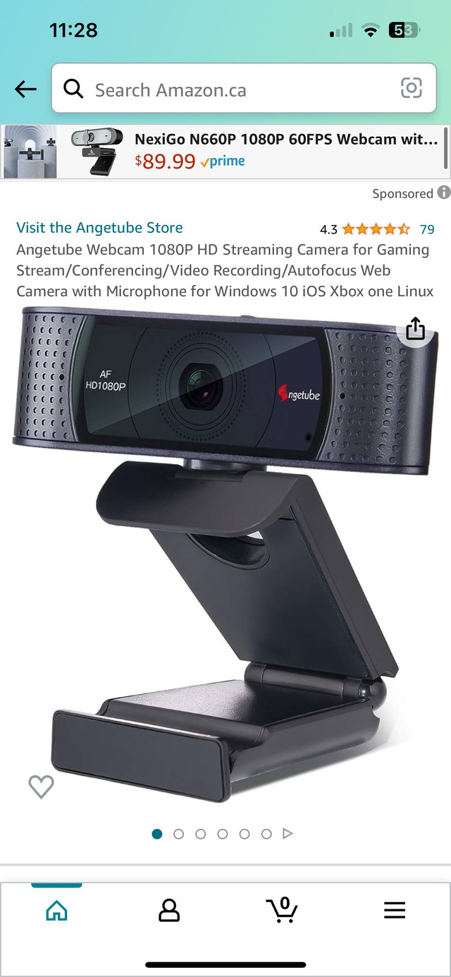 Angetube 928 1080P 30 FPS Webcam | Mice, Keyboards & Webcams | Saint John |  Kijiji