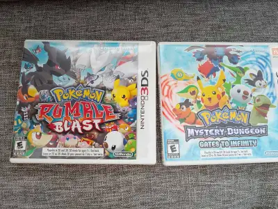 Pokemon 3DS Games All have been tested Priced Separately, View more