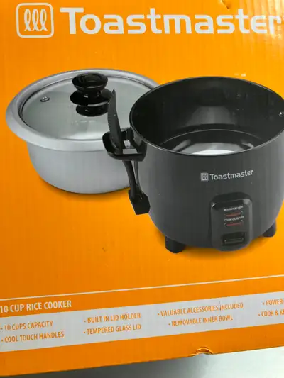 Rice Cooker, new in box Please photos for details