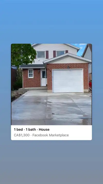 Befor You can come showing 01 June 2026 rent This basement includes 1 bedroom 11x13 and 1 bathroom L...