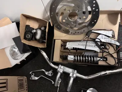 Use parts of my bike if anybody is interested Make me an offer for all or each part. Handlebars with...