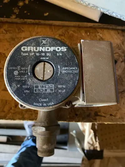 Grundfos UP 15-18 SU Pump, View more