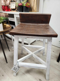 NEW Counter Height Stool Solid Wood - LAST PIECE