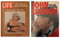 Vintage Marilyn Monroe and John Lennon Magazines