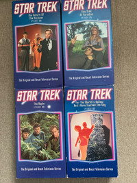 VHS - Star Trek -Episodes 22/25/38/65 - $10.00 each