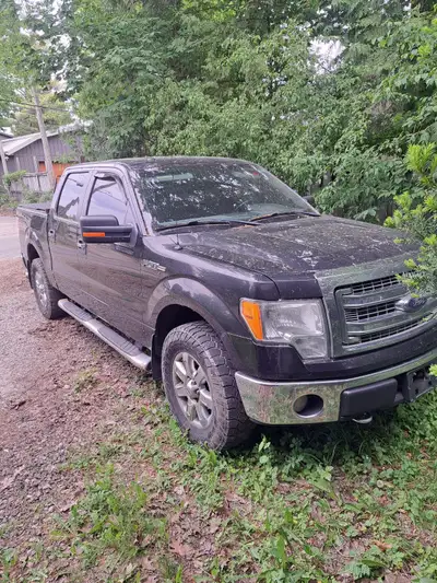 F150 Crewcab 4X4 runs great, good for bush buggy or farm work. Needs bodywork, comes with 2 back bet...