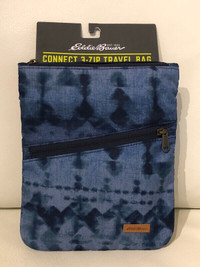 Eddie Bauer Connect 3-Zip Travel Bag, Brand New